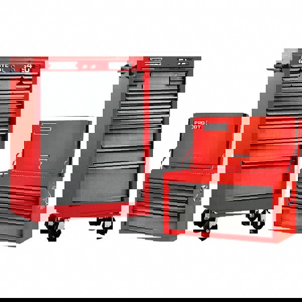 Steel Tool Roller Cabinet: 12 Drawers